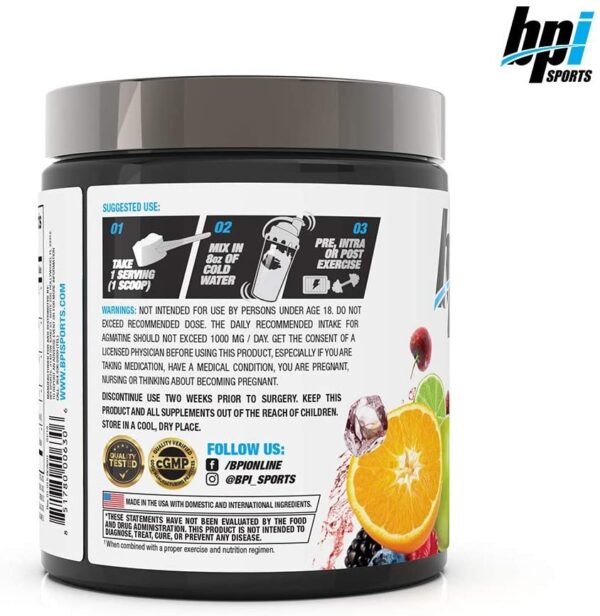 BPI Sports BCAA Amino Acids 60 Servings 600 gm - Image 5