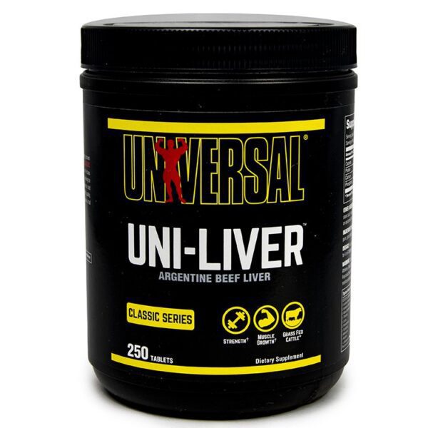 Universal Nutrition UNI-LIVER 500 Tablets Natural Amino Acids, BCAAs, UNILIVER