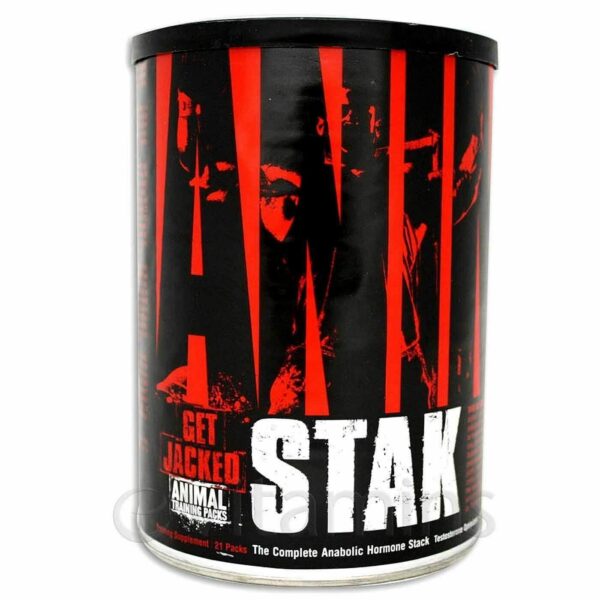Universal Nutrition Animal STAK 21 PACKS Muscle Build, Testo GH Support stack.