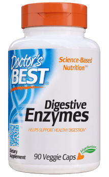 Doctor's Best Digestive Enzymes, 90 Veggie Capsules
