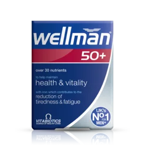 Vitabiotics Wellman 50+ 30 Tablets Multi Vitamins Mineral for Men 50+