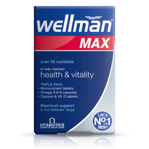Wellman Max Nutrition Combination Vitamins & Minerals 84 Tablets/Caps