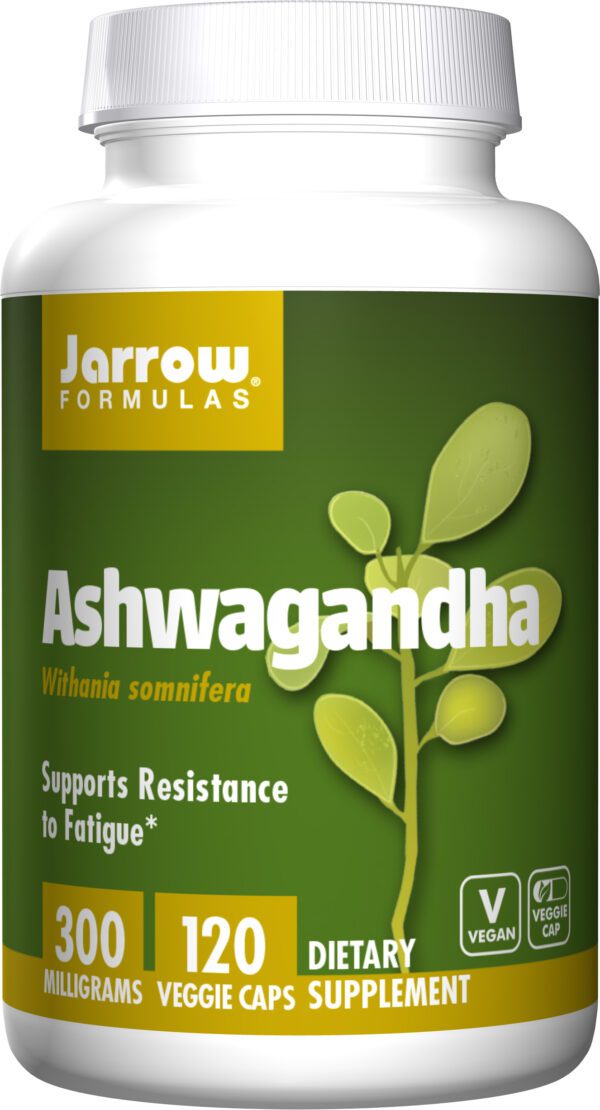 Jarrow Formulas Ashwagandha, 300mg x 120 VCapsules, Stress Relief.