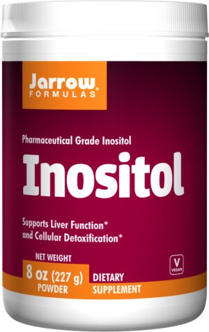 Jarrow Formulas Inositol Powder, 600 mg, 8 oz Supports Liver Function 227g