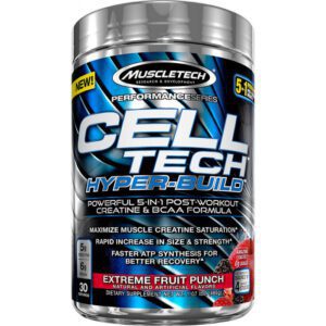 MuscleTech Cell Tech Hyper-Build 5-In-1 Post-Workout Creatine & BCAA Formula!