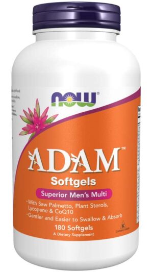 Now Foods Adam 180 Veg Soft Gels Superior Men's Multi-Vitamins