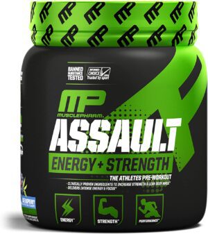 MusclePharm Assault - Explosive Pre Workout 30 Servings, Energy & Strength
