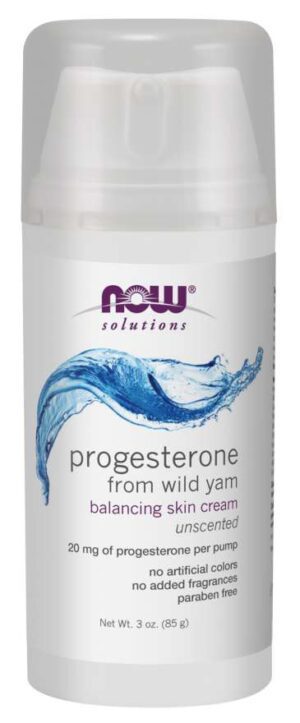 Now Foods Natural Progesterone, Skin Cream, Unscented, 3 oz (85 g) Now Foods.