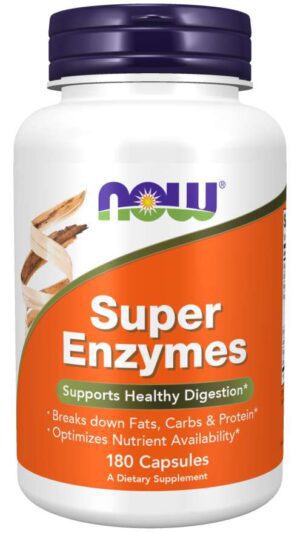 Now Foods Super Enzymes 180 Capsules For Healthy Digestion