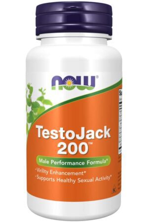 Now Foods TESTOJACK 200 60 Veg Capsules Male Enhancement Formula TESTO JACK.