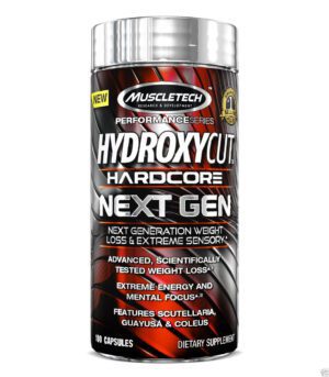 Muscletech Hydroxycut Hardcore Next Gen 100 Caps, Strong Weight Loss, EU FORMULA