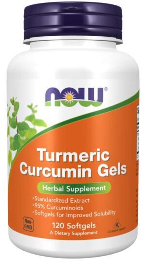 Now Foods, Curcumin Softgels, 120 Softgels Turmeric Root.