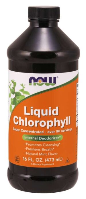 Now Foods, Liquid Chlorophyll, 16 fl oz (473 ml) Mint Flavor