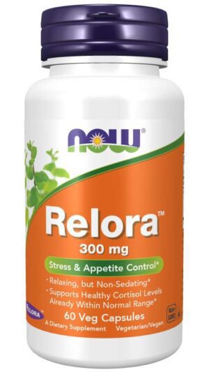 Now Foods, Relora 300 mg, 60 Veg Capsules Appetite Control & Stress Relief.