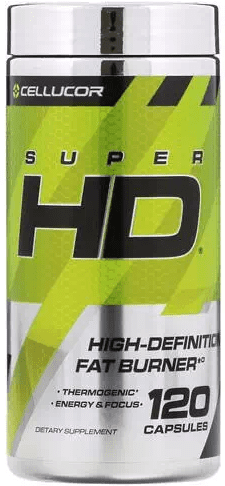 Cellucor Super HD Thermogenic Fat Burner Supplement 60 Capsules.