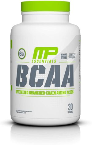 MusclePharm BCAA 3:1:2 Amino Acids Lean Muscle Mass, 240 capsules.