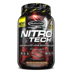MuscleTech Nitro Tech Performance Series 900 gm 2LB*** Special Large Size USA