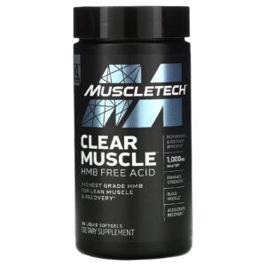 MuscleTech Clear Muscle NEXT GEN, With Beta Tor 84 Capsules, NEW Formula