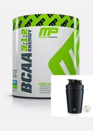 MusclePharm BCAA 3:1:2 L-Leucine, L-Valine & L-Isoleucine 60 Servs + FREE SHAKER