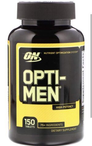Optimum Nutritpti-ion OMen 150 Tabs Optimen Multi-Vitamins & Mineral 75+ USA**