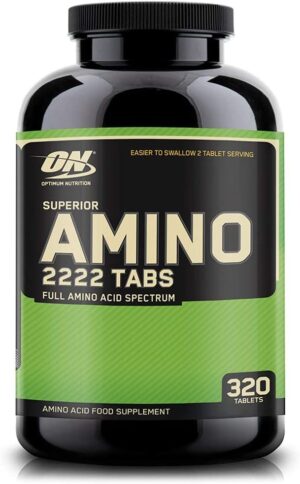 Optimum Nutrition Superior Amino 2222 , 320 tablets, Lean Muscle Build USA*