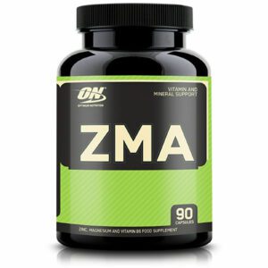 Optimum Nutrition ZMA , 90 Capsules Zinc, Magnesium,Vitamin B6 Test Boost