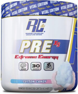 Ronnie Coleman PRE XS Extreme Energy Pre Workout, 30 Servs, +FREE BCAA SAMPLE