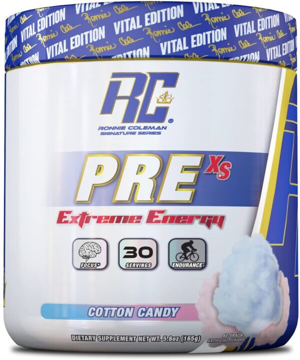 Ronnie Coleman PRE XS Extreme Energy Pre Workout, 30 Servs, +FREE BCAA SAMPLE