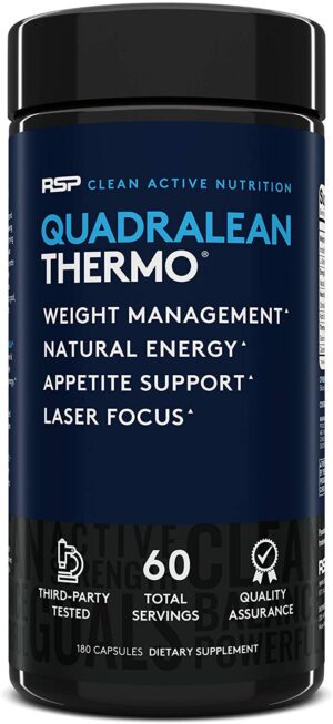 RSP QuadraLean Thermogenic Fat Burner -180 caps - Weight Loss, NEW QUADRA LEAN**
