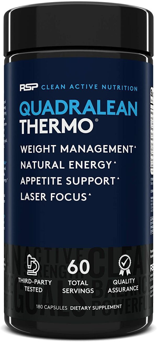 RSP QuadraLean Thermogenic Fat Burner -180 caps - Weight Loss, NEW QUADRA LEAN**