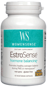 Natural Factors Womensense EstroSense Hormone Balancing 60 Vegetarian Capsules