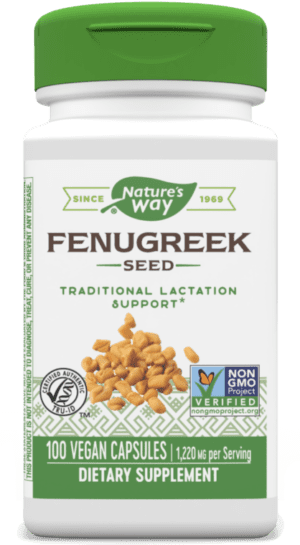 Nature's Way Fenugreek Seed (610mg) - 100 Veggie capsules - Natures Way