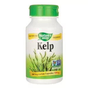 Nature's Way Kelp 600 mg 100 Veg Caps