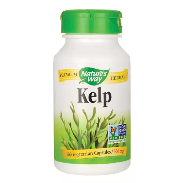 Nature's Way Kelp 600 mg 100 Veg Caps