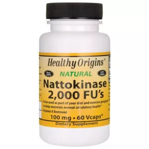 Healthy Origins Nattokinase 2,000 FU's 100 mg 60 Vcaps