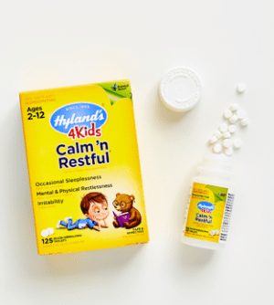 Hyland's, 4 Kids, Calm' n Restful, Ages 2-12, 125 Quick-Dissolving Tablets