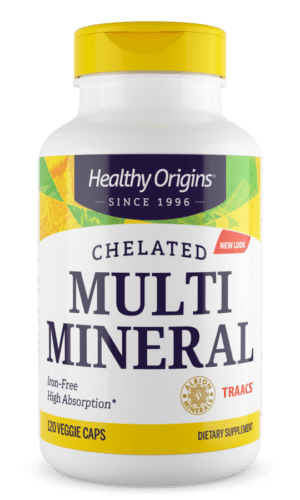Healthy Origins, Chelated Multi Mineral, Iron Free, 120 Veggie Caps