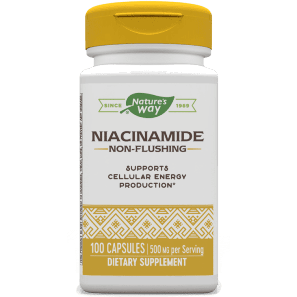 Nature's Way, Niacinamide, 500 mg, 100 Capsules