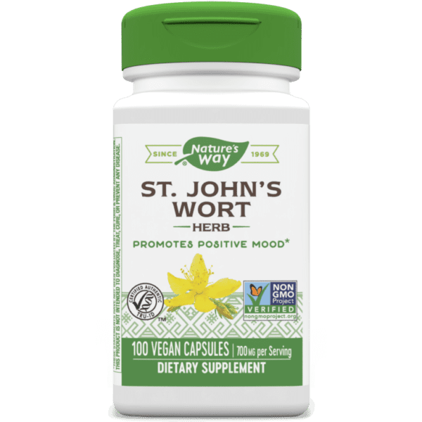 Nature's Way, St. John's Wort Herb, 700 mg, 180 Vegan Capsules