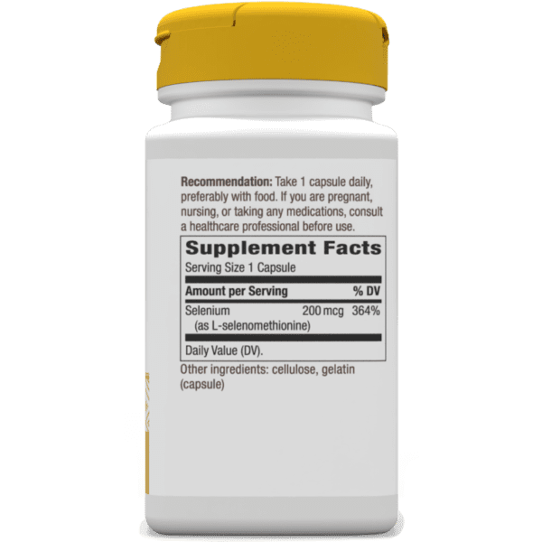 Nature's Way, Selenium, 200 mcg, 100 Capsules - Image 2