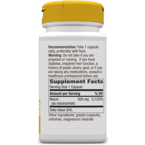 Nature's Way, Niacinamide, 500 mg, 100 Capsules - Image 3