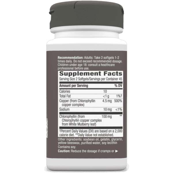 Nature's Way, Chlorofresh, Chlorophyll Concentrate, 90 Softgels - Image 3
