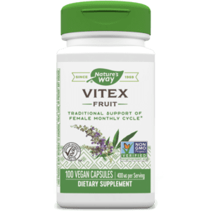 Nature's Way, Vitex Fruit, 400 mg, 100 Vegan Capsules